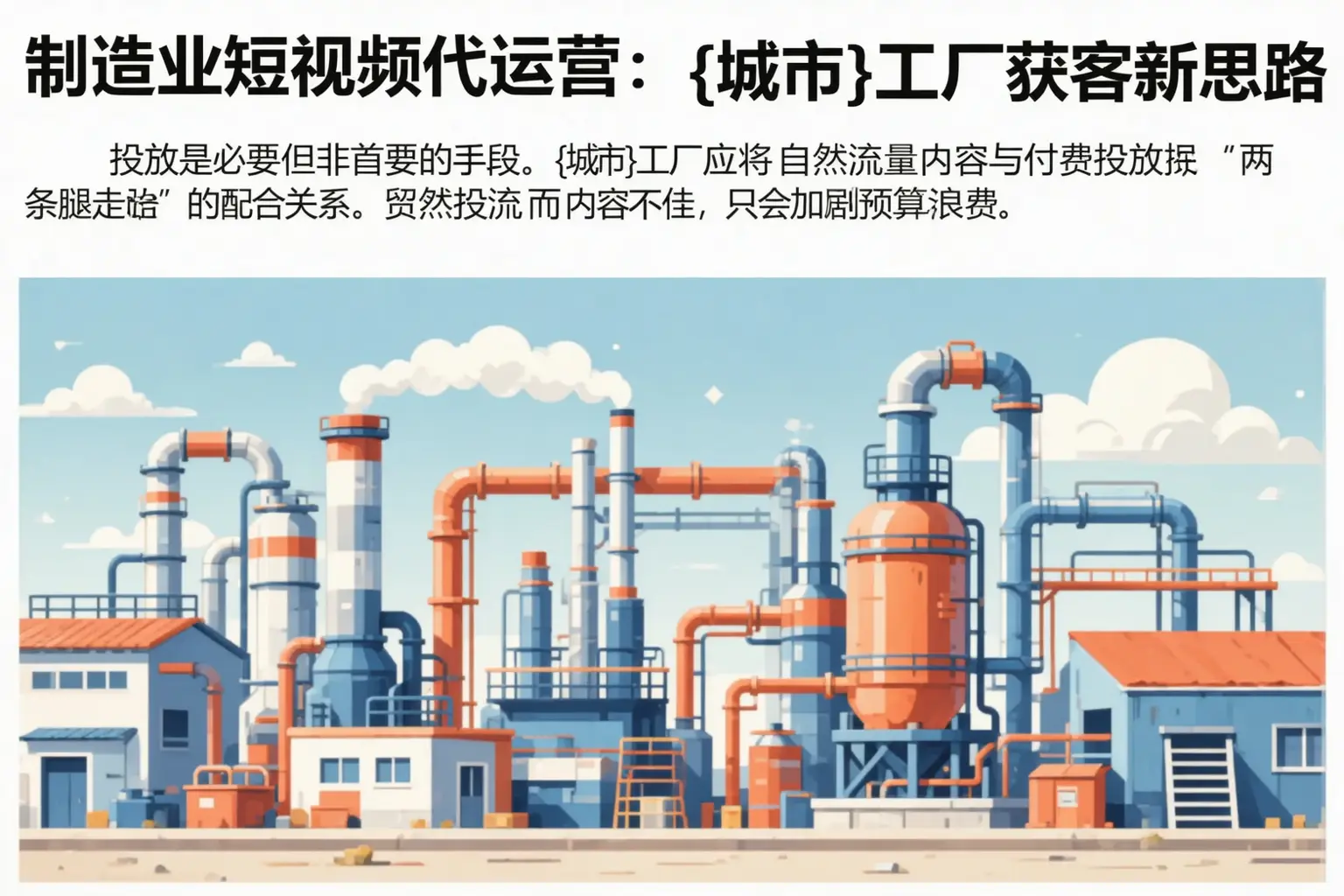 制造业短视频代运营:嘉兴工厂获客新思路