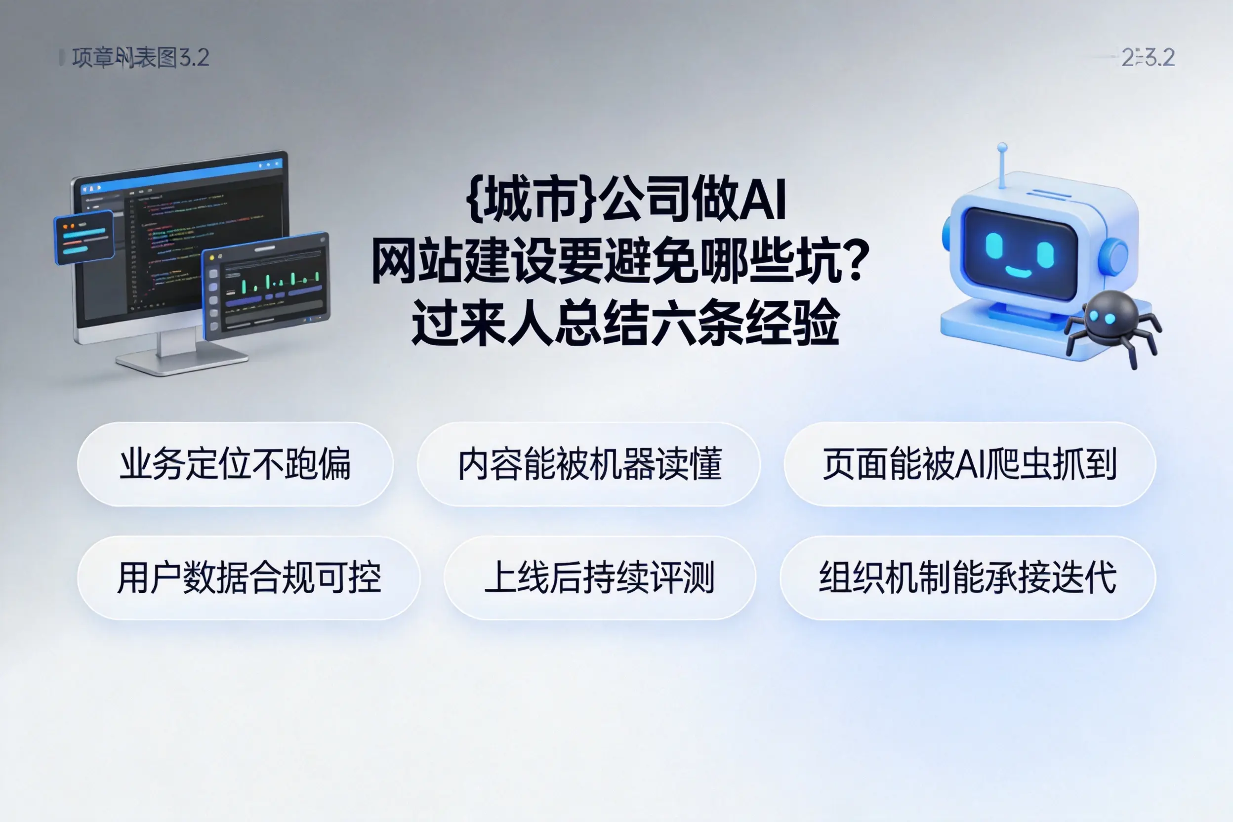 嘉兴公司做AI网站建设要避免哪些坑？过来人总结六条经验