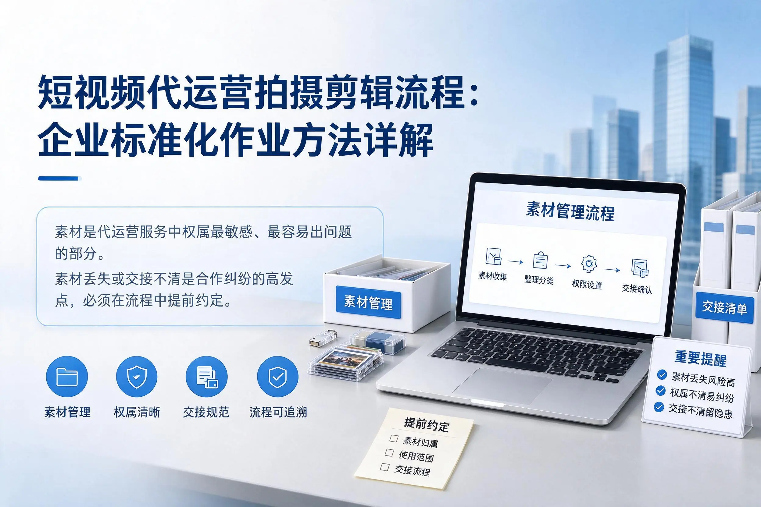 短视频代运营拍摄剪辑流程：嘉兴企业标准化作业方法详解