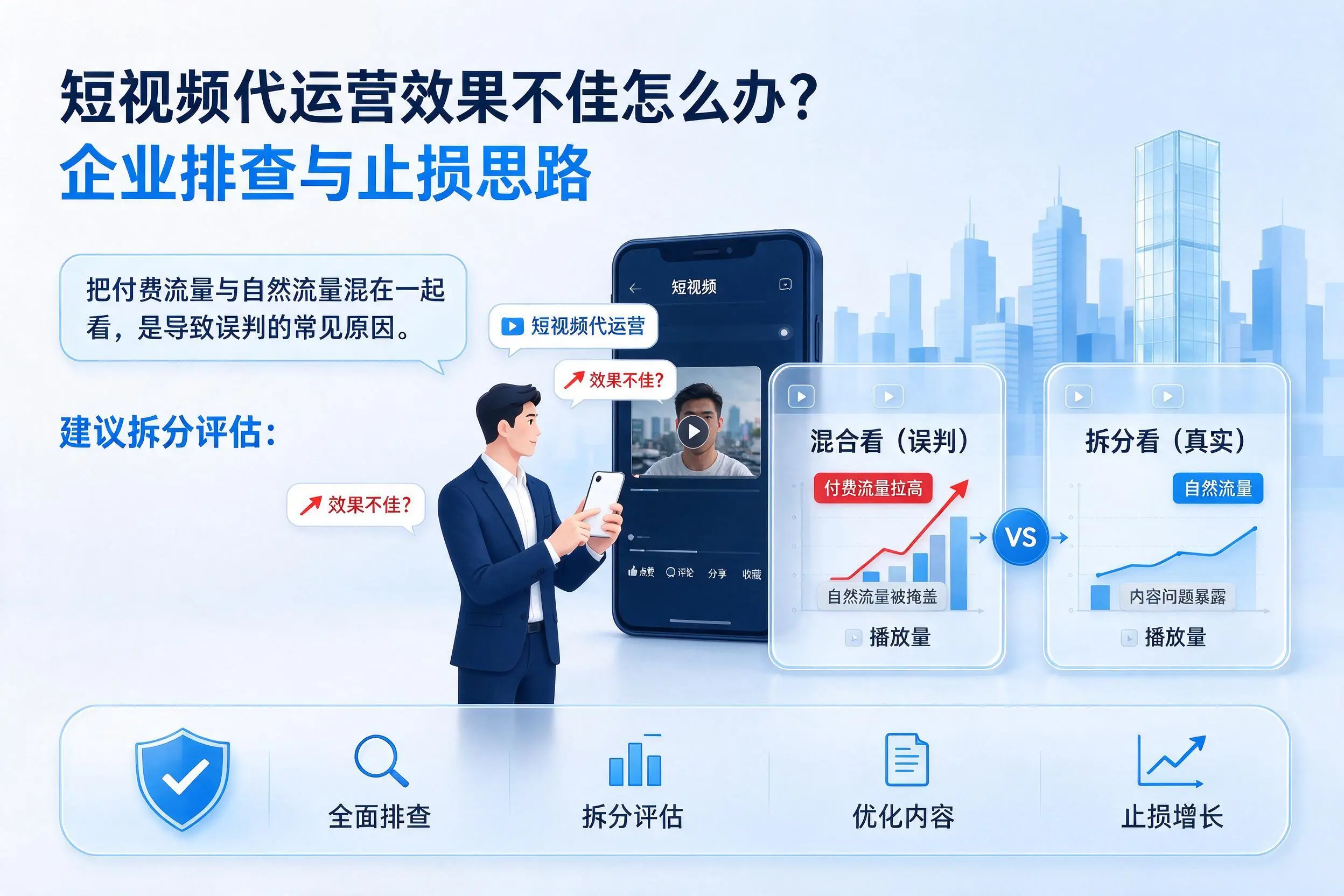短视频代运营效果不佳怎么办?嘉兴企业排查与止损思路