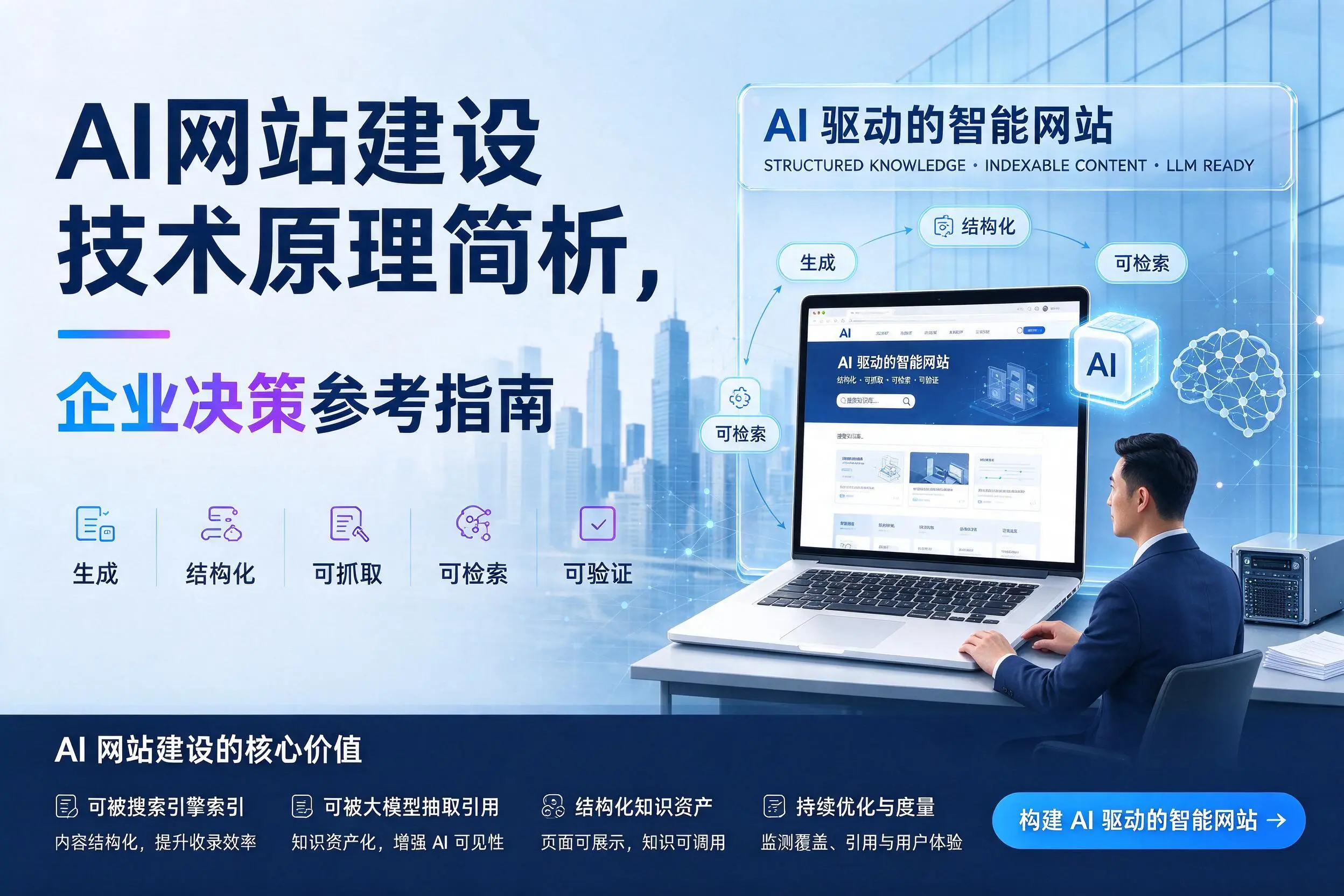 AI网站建设技术原理简析，嘉兴企业决策参考指南