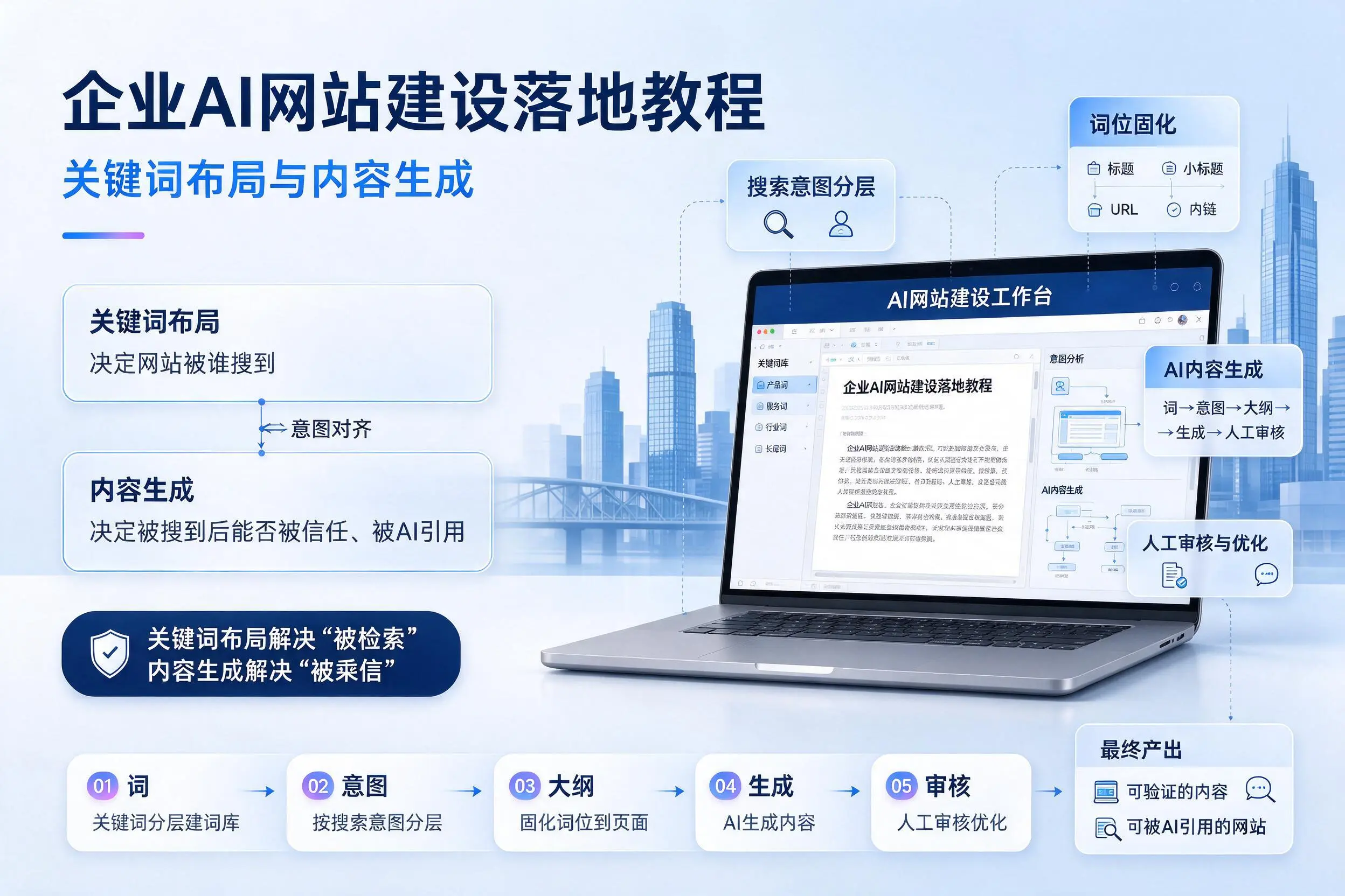 嘉兴企业AI网站建设落地教程：关键词布局与内容生成