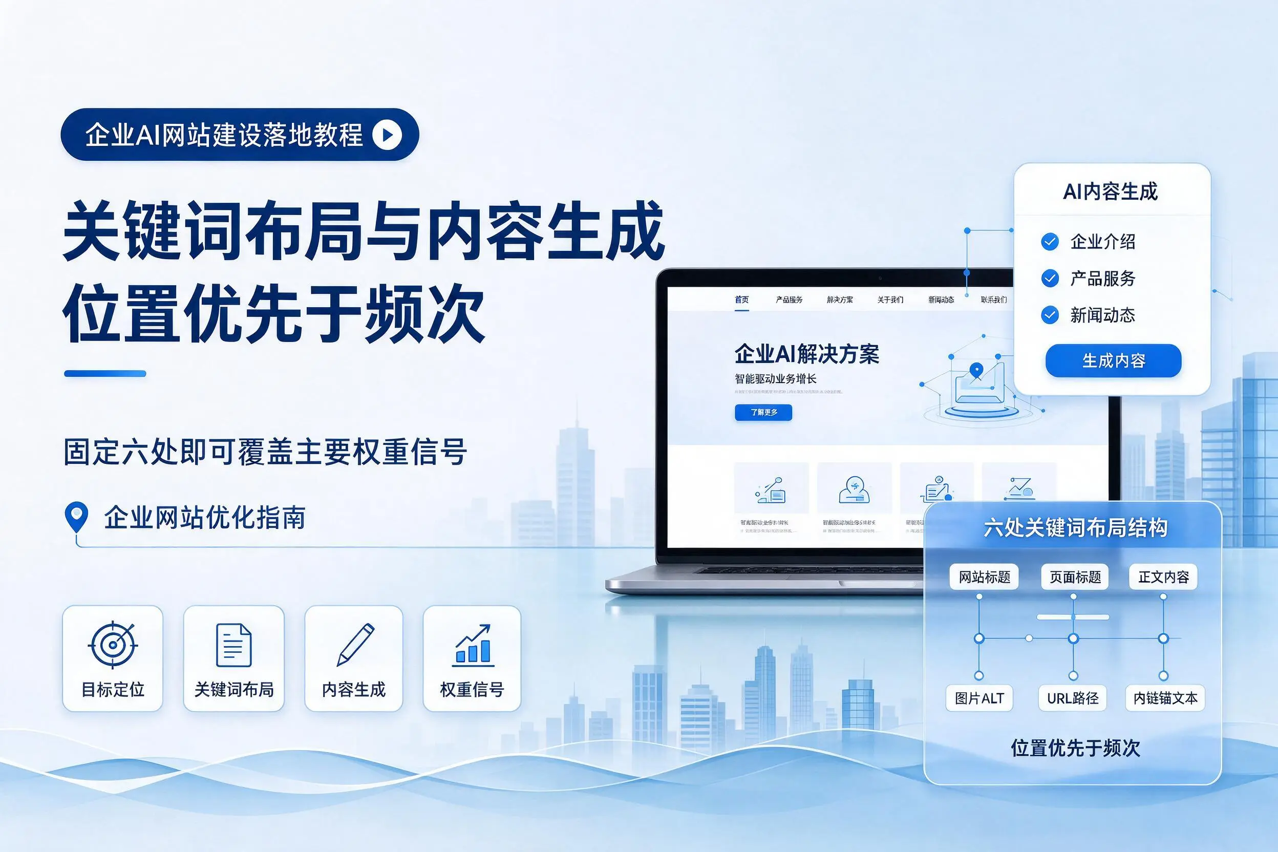 嘉兴企业AI网站建设落地教程：关键词布局与内容生成